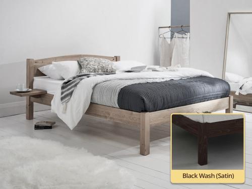 classic bed black wash