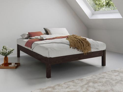 platform bed space saver no headboard black